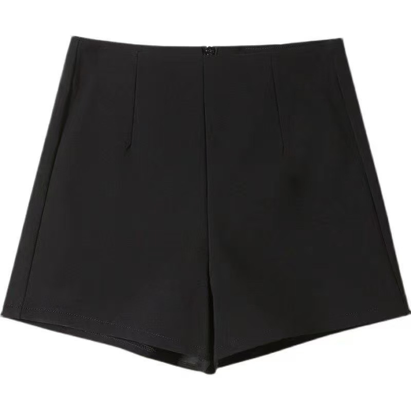 Shorts noirs et blancs ultra-courts pour femmes, pantalons décontractés taille haute amincissants, leggings sexy, petits shorts d'été