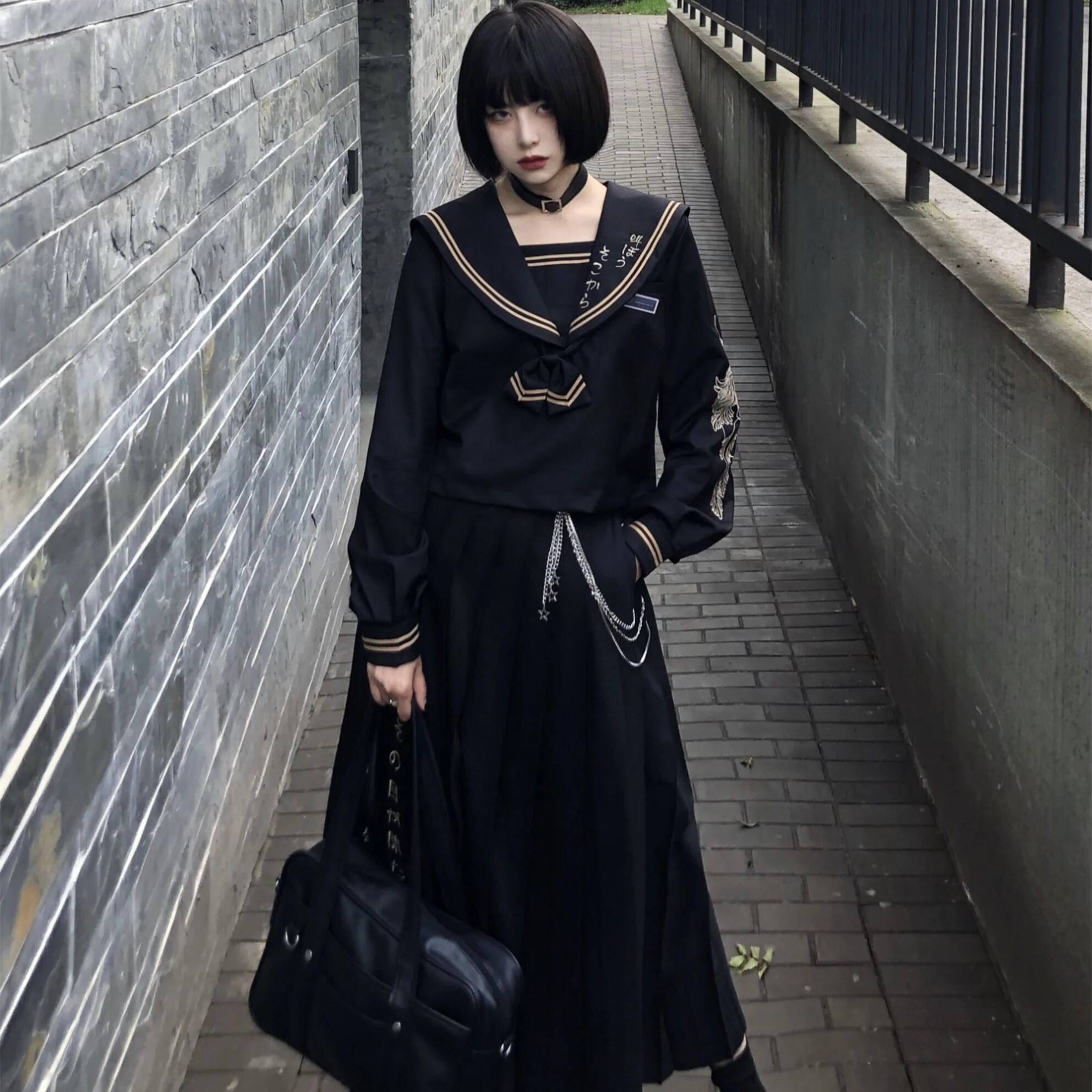 Uniforme d'écolière japonaise JK, veste à manches longues de style collège coréen