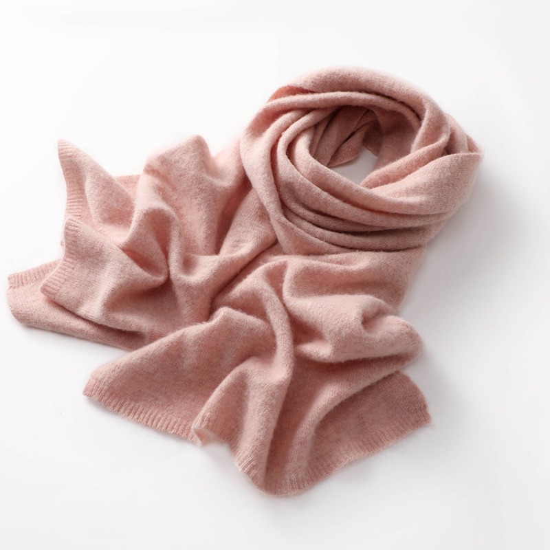 "Épaarpe 100% cachemire de qualité pour femmes et hommes – Écharpe tricotée chaude d'hiver de couleur unie, chauffe-cou doux et luxueux, léger et tendance