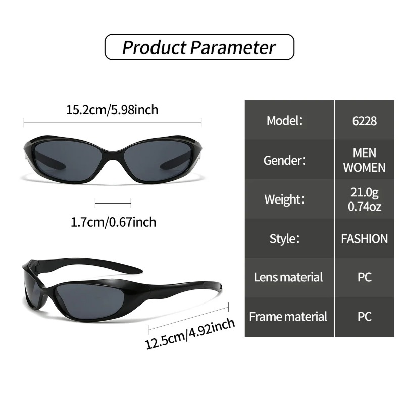 Lunettes de soleil de sport UV400 anti-reflets, monture complète, pour cyclisme et pêche en extérieur, construction robuste, pour femmes et hommes