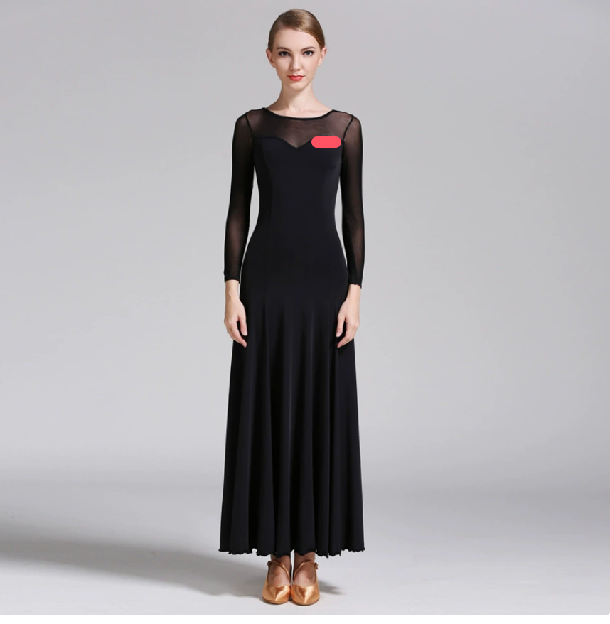 Robe de danse de salon pour femmes, costumes modernes, robe de valse, costumes de Rumba, 1 pièce/lot