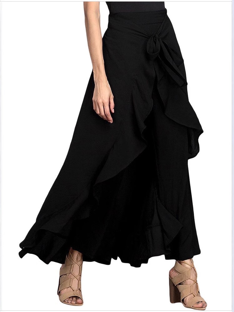 Jupe-pantalon polyvalent taille haute pour femmes, jambes larges, nouvelle personnalité, Style de rue, pantalon de transport Simple, printemps et été
