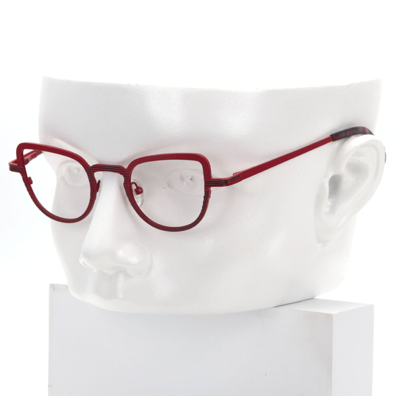 Oeil de chat femmes myopie lunettes cadre métal optique Prescription lunettes montures conception à la main dame grand visage ULTEM lunettes