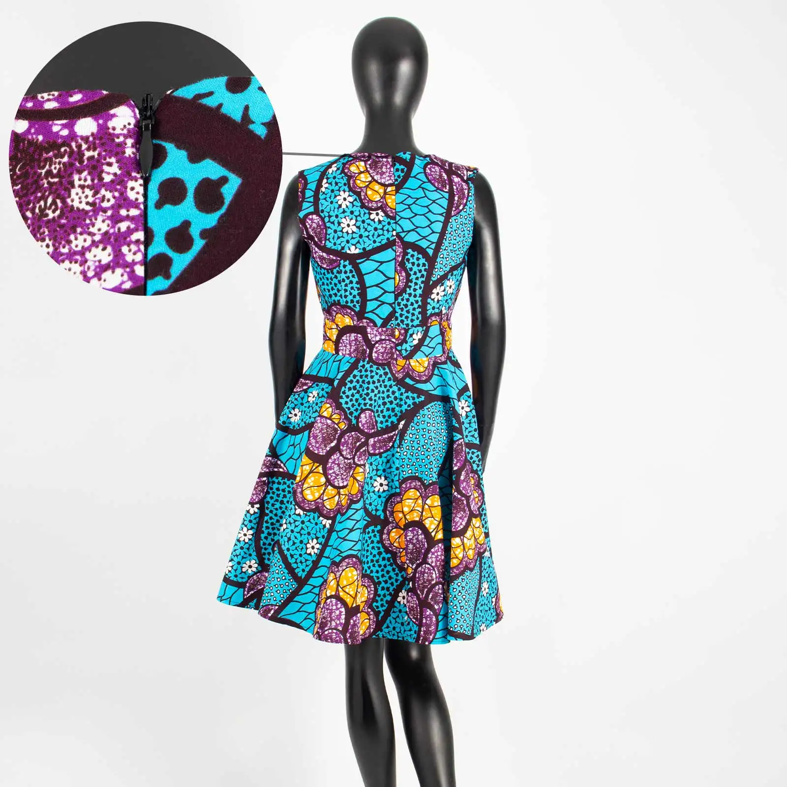 Mini robes africaines pour femmes vêtements africains Robe Africaine Bazin Riche Robe Maxi pour dame Sexy A 722523
