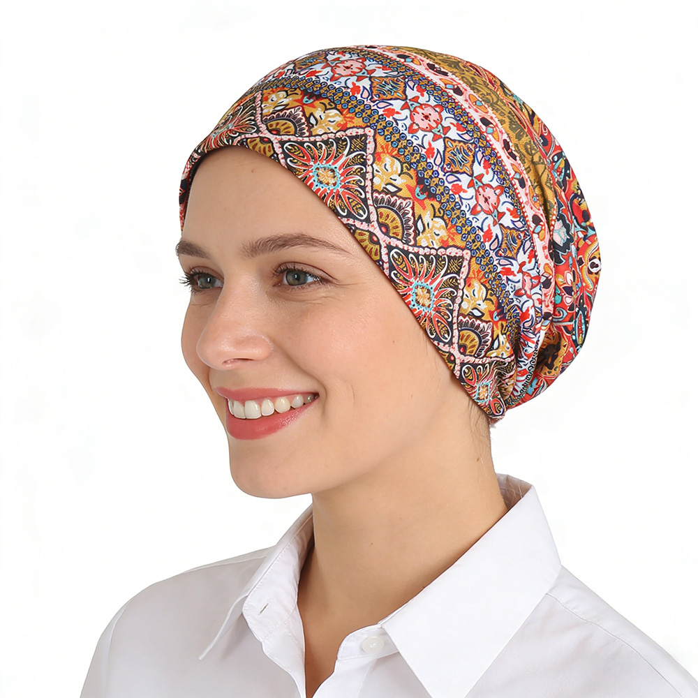 Chapeau à motifs de style ethnique, bonnet, casquette de crâne, couvre-chef