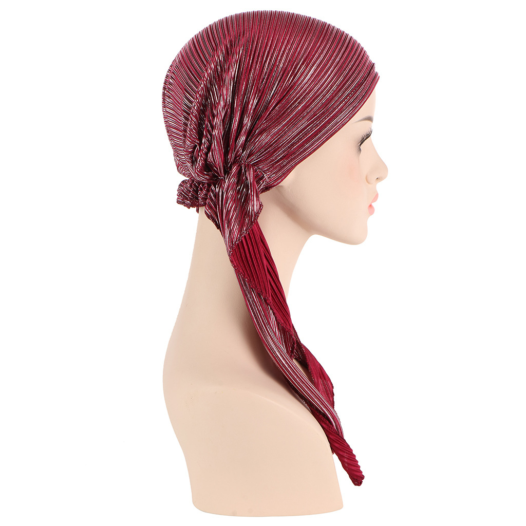 Nouveau 2026 – Bonnet pré-noué doux et extensible pour femme, idéal pour la perte de cheveux, le chimiothérapie ou comme hijab musulman.