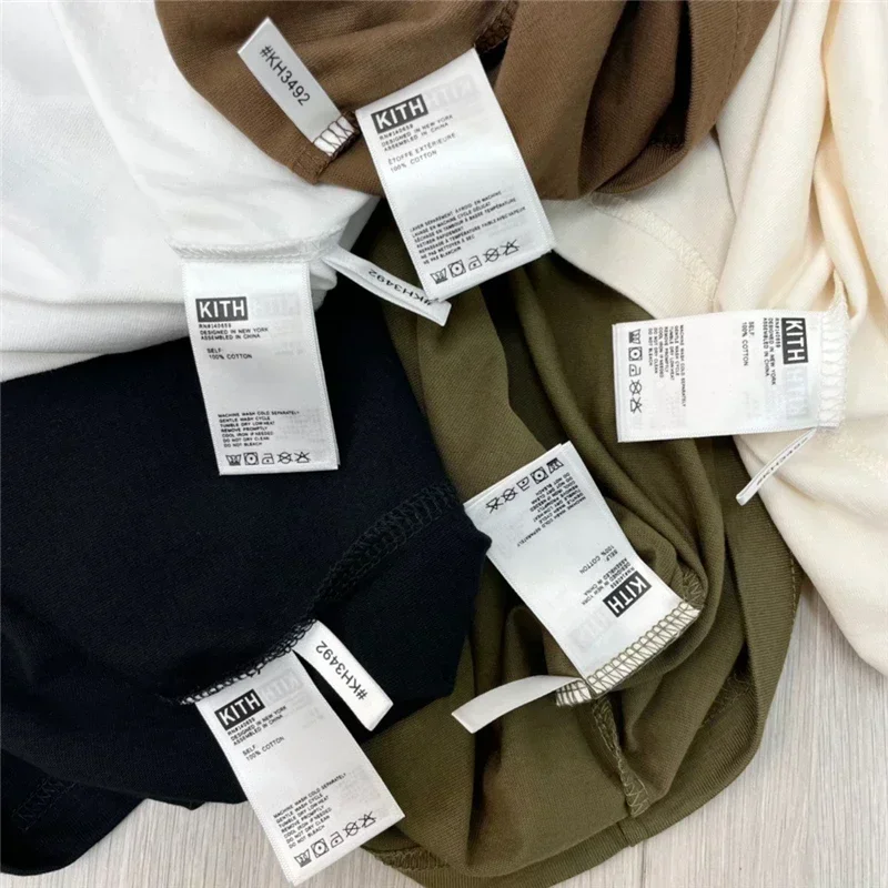 Loisirs de plein air KITH FW mode t-shirt hommes Top qualité KITH surdimensionné femmes t-shirt Vintage à manches courtes hommes vêtements