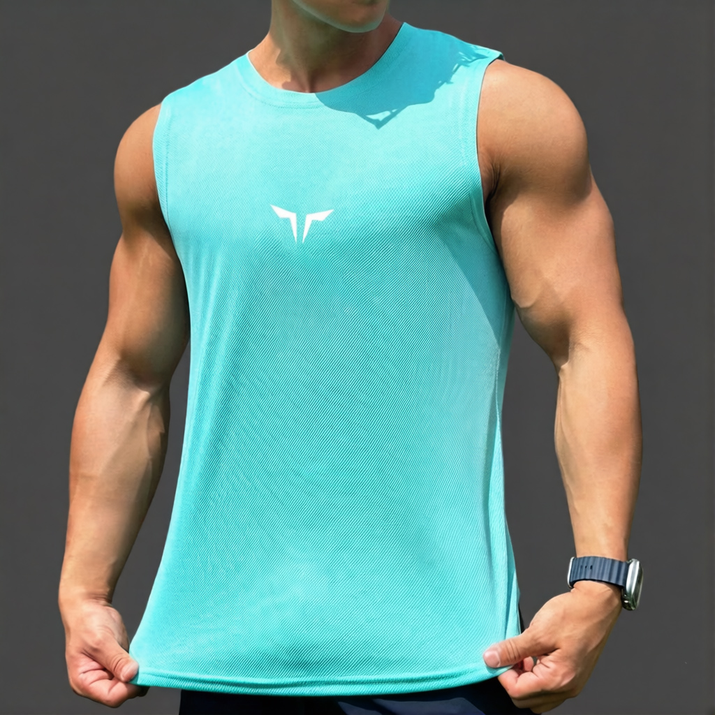 Débardeur de fitness pour homme, sans manches, pour entraînement en extérieur, salle de sport, parc
