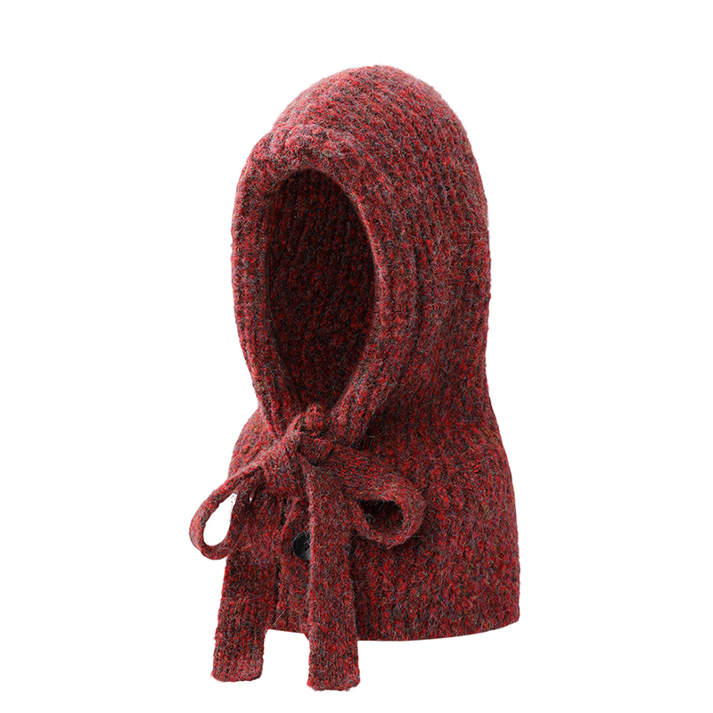 ELFSACK Écharpe chaude mignonne cagoule à boutons intégrés pour femme
