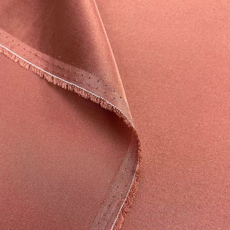 InjHigh Quality Clothing Fabric, Chemise, Pantalon, Robe, Crêpe, Satin, Blanc uni, Mulberry, Style chinois, 19 Mmi, 100%