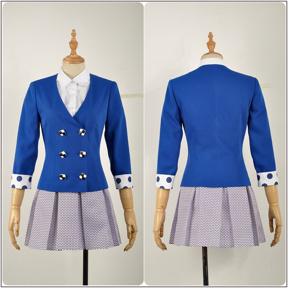 Costume de Cosplay pour femmes, The Musical Rock Musical Veronica Sawyer, robe bleue pour fête d'halloween
