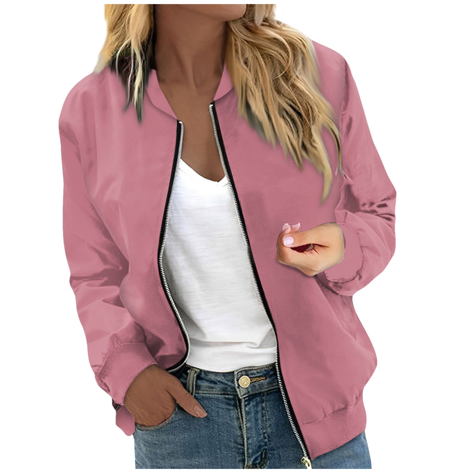 Chemise à manches longues à imprimé floral pour femmes, cardigan en Y à fermeture éclair décontractée, manteau mince pour femmes, haute qualité
