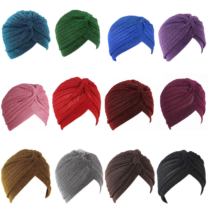 Femmes musulmanes Hijab élastique Turban casquette indienne Turbante Mujer foulard chapeau Femme écharpe chapeau perte de cheveux accessoires en gros