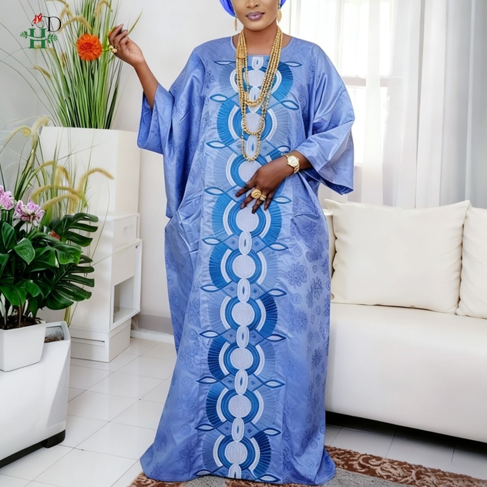 H&D 2026 Nouvelles robes africaines pour femme, robes turques, abayas de luxe élégantes de Dubaï, tenue traditionnelle nigériane brodée