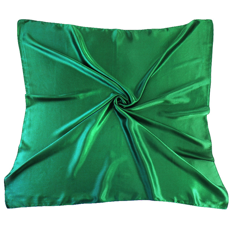 Foulard carré en Satin pour femmes, foulard soyeux, Bandana pour envelopper les cheveux et dormir, 90x90cm, nouvelle collection
