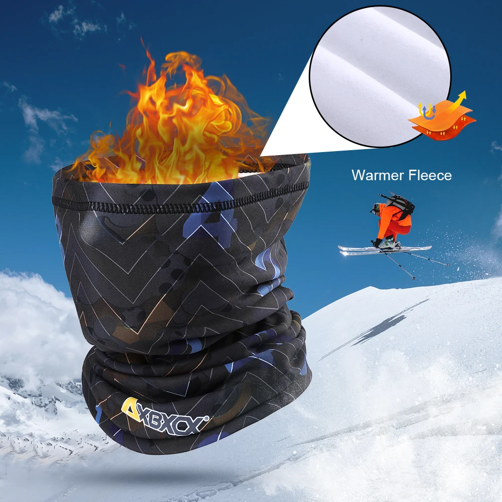 Écharpe thermique en polaire pour hommes et femmes, cache-cou, Bandana chaud, demi-visage,snood foulard Snowboard,Écharpe de randonnée , masque facial ,bandeau à la mode