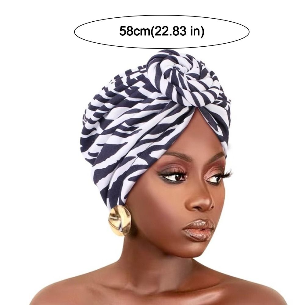 Nouveaux bonnets hijab à imprimé africain, style noué, turban plissé torsadé, chapeau respirant, couvre-chef chimio, couvre-tête pour femmes
