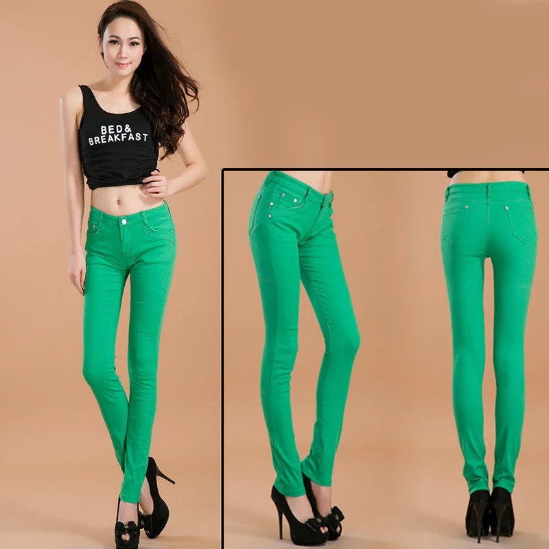 Jean taille basse Sexy pour femmes, Streetwear décontracté, pantalon en Denim slim, extensible, crayon Vaqueros, 16 couleurs, grande taille, Kot Pantolon
