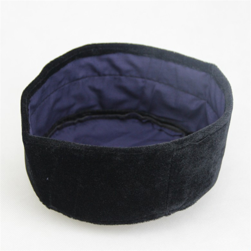 Hommes musulmans chapeau hiver chaud velours chapeaux de prière Islam hommes foulard Bonnet islamique Hijab casquettes arabe Musulman chapeaux casquette