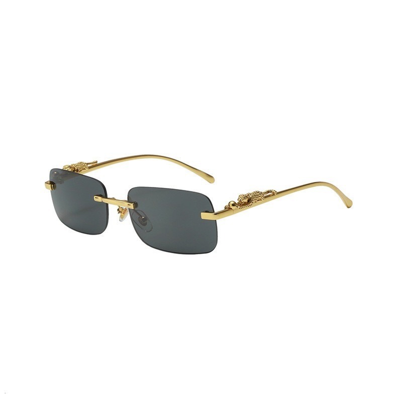 Nouvelles lunettes sans monture à la mode européennes et américaines pour hommes et femmes, avec des montures adaptées aux sorties