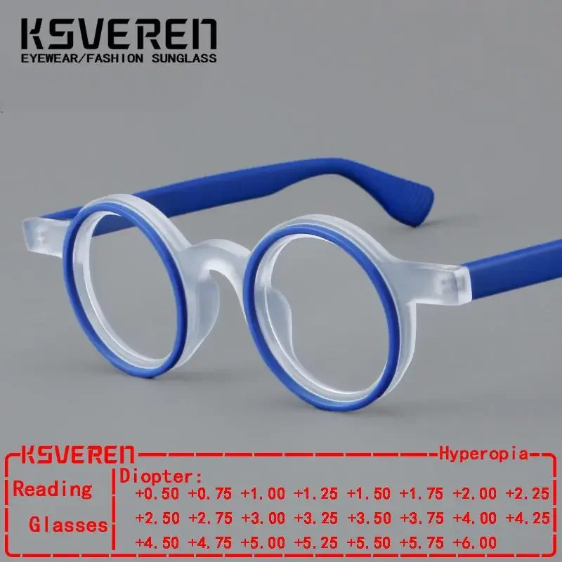 Lunettes De Lecture Rondes Nouvelles Tendance Pour Hommes Femmes Lunettes Ordonnance Personnalisé Monture Optique Pour Usage Quotidien