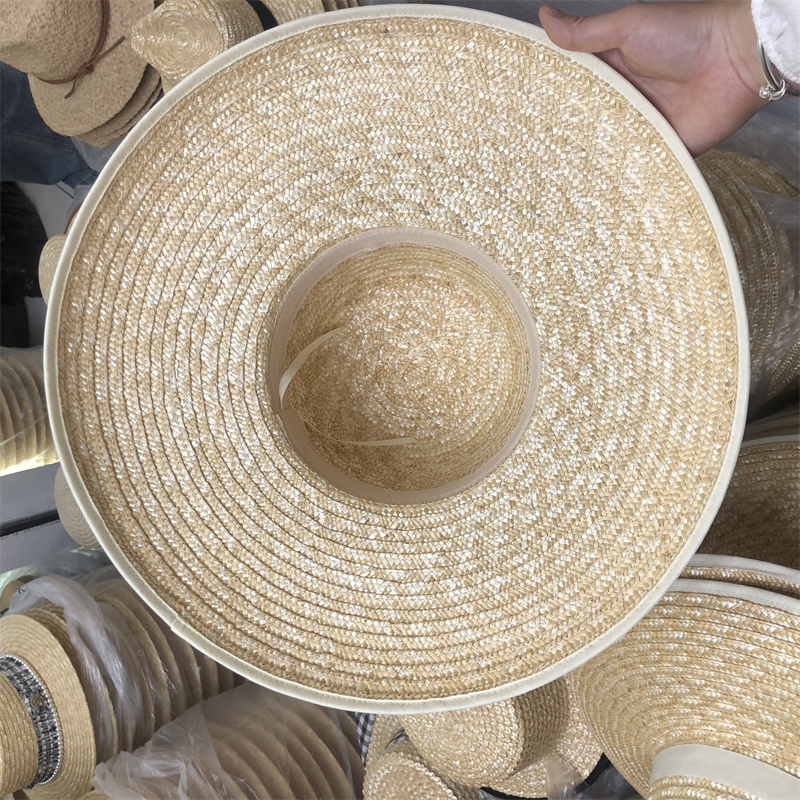 Chapeaux de plage pour hommes et femmes, visières de protection solaire pour l'extérieur, chapeaux de soleil, chapeau de paille Jazz