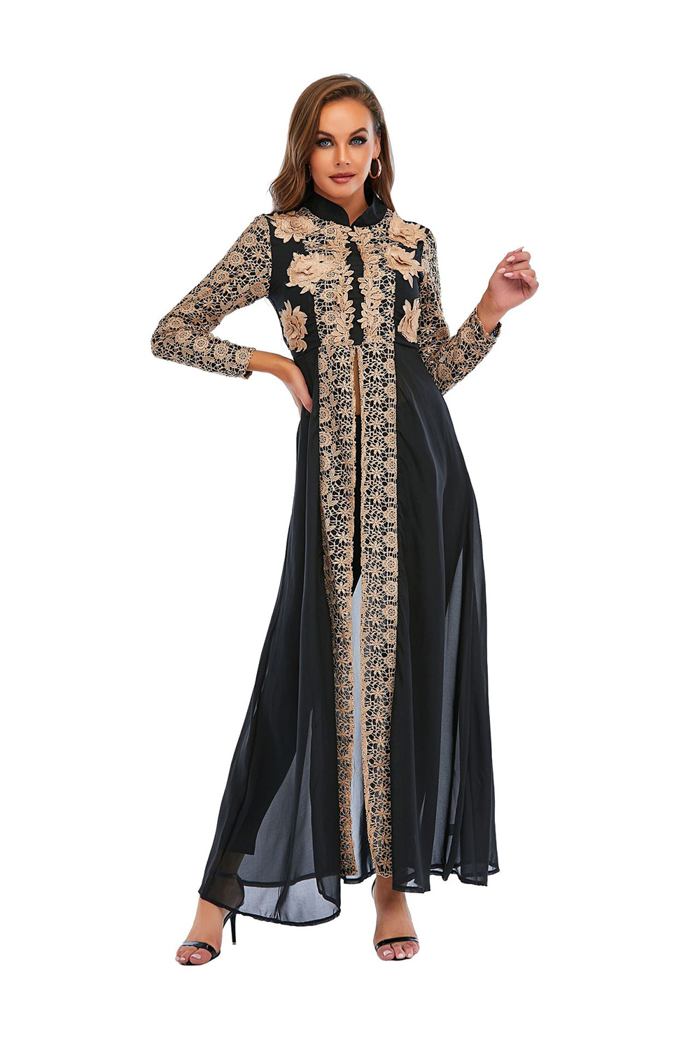 Abaya dubaï ensembles musulmans Robe caftan turc vêtements islamiques Abayas robes africaines pour femmes Robe Ensemble Femme Musulmane