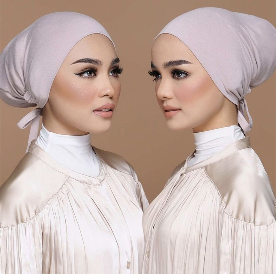 Nouveau Turban Musulman Doux en Modal, Bonnets Intérieurs pour Hijab, Sous-voile Islamique, Bonnets Indiens, Foulard Femme, Turbante Mujer