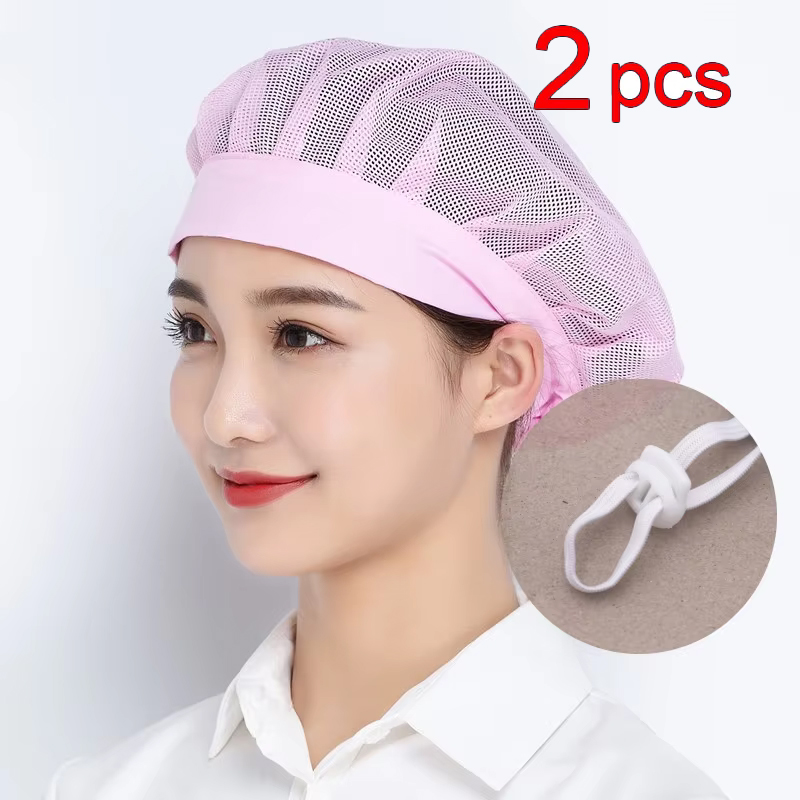 MenWomen Net casquettes boulangerie atelier de cuisson travail chapeau Bouffant casquette filet à cheveux Service alimentaire cuisine cuisine groupé cheveux travail tête couverture
