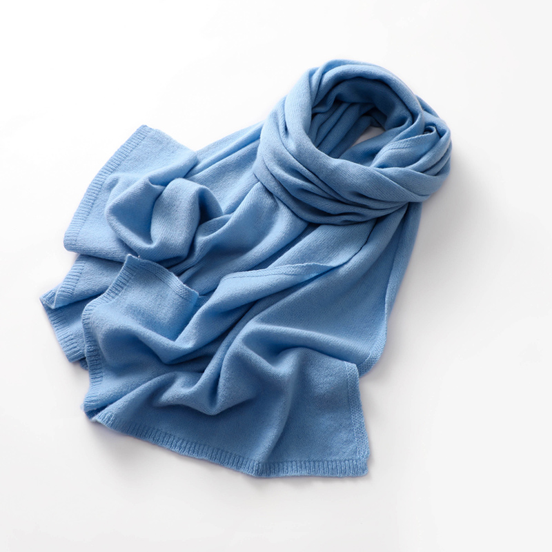 "Épaarpe 100% cachemire de qualité pour femmes et hommes – Écharpe tricotée chaude d'hiver de couleur unie, chauffe-cou doux et luxueux, léger et tendance