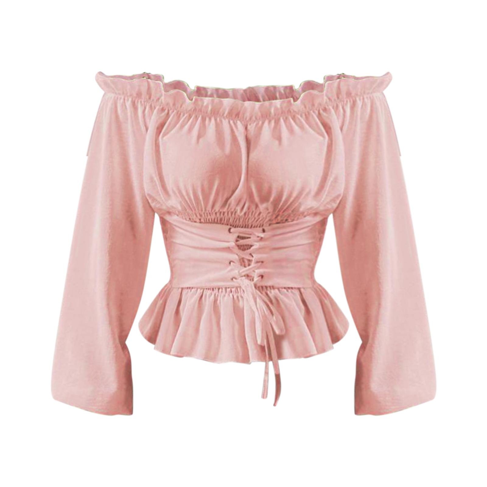 Tunique Sexy Décontractée à Lacets pour Femme, Vêtement Gothique, Chic, avec Nministériels d, Couleur Unie, Y2k
