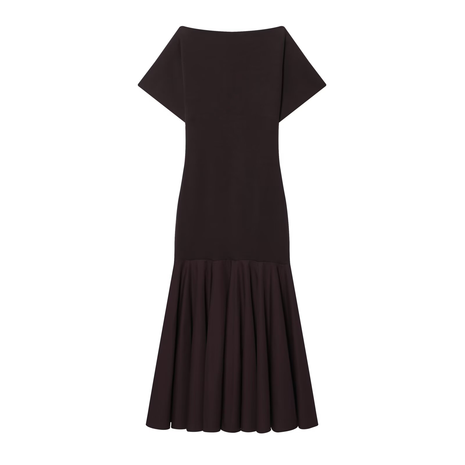 Nouvelle robe patchwork personnalisée style bateau, coupe ajustée, col bateau décontracté, collection Printemps 2026