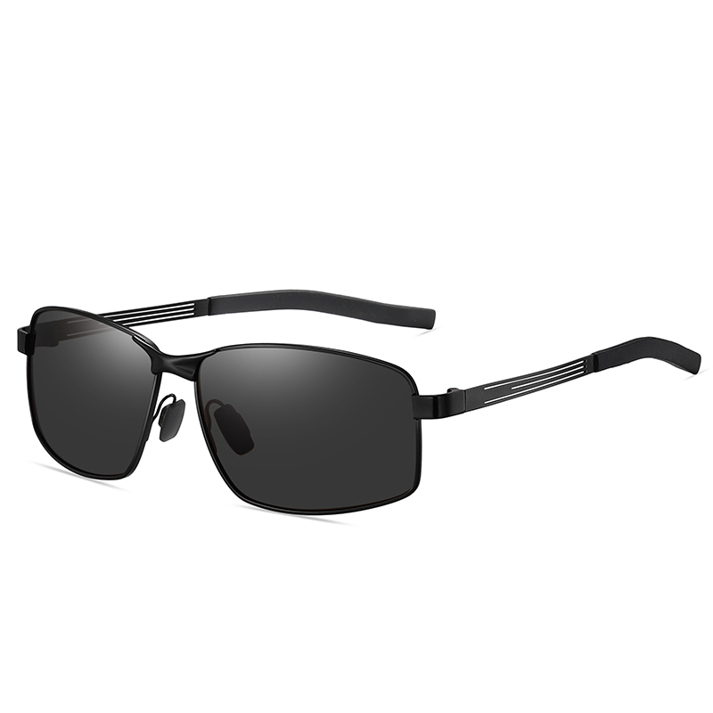 Verres de Vision nocturne lunettes de soleil carrées pour myopie avec dioptries lunettes de soleil de Prescription Anti-éblouissement pour l'extérieur-0.5 -0.75 à-6.0
