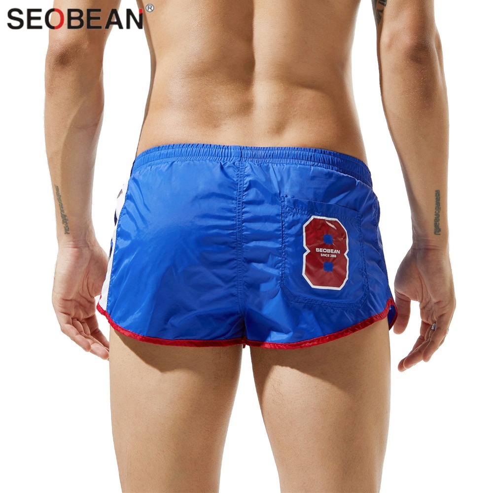 SEOBEAN Shorts hommes Shorts de plage tissus en Nylon à séchage rapide hommes conseil Shorts Homme Style décontracté ample Joggers Shorts