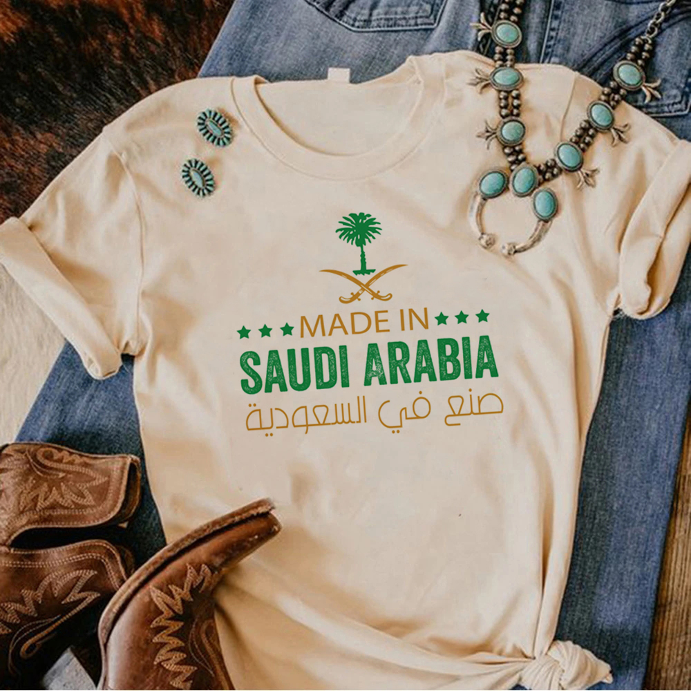 T-shirt femme, vêtement harajuku, du royaume d'Arabie saoudite, Y2K, manga, 600