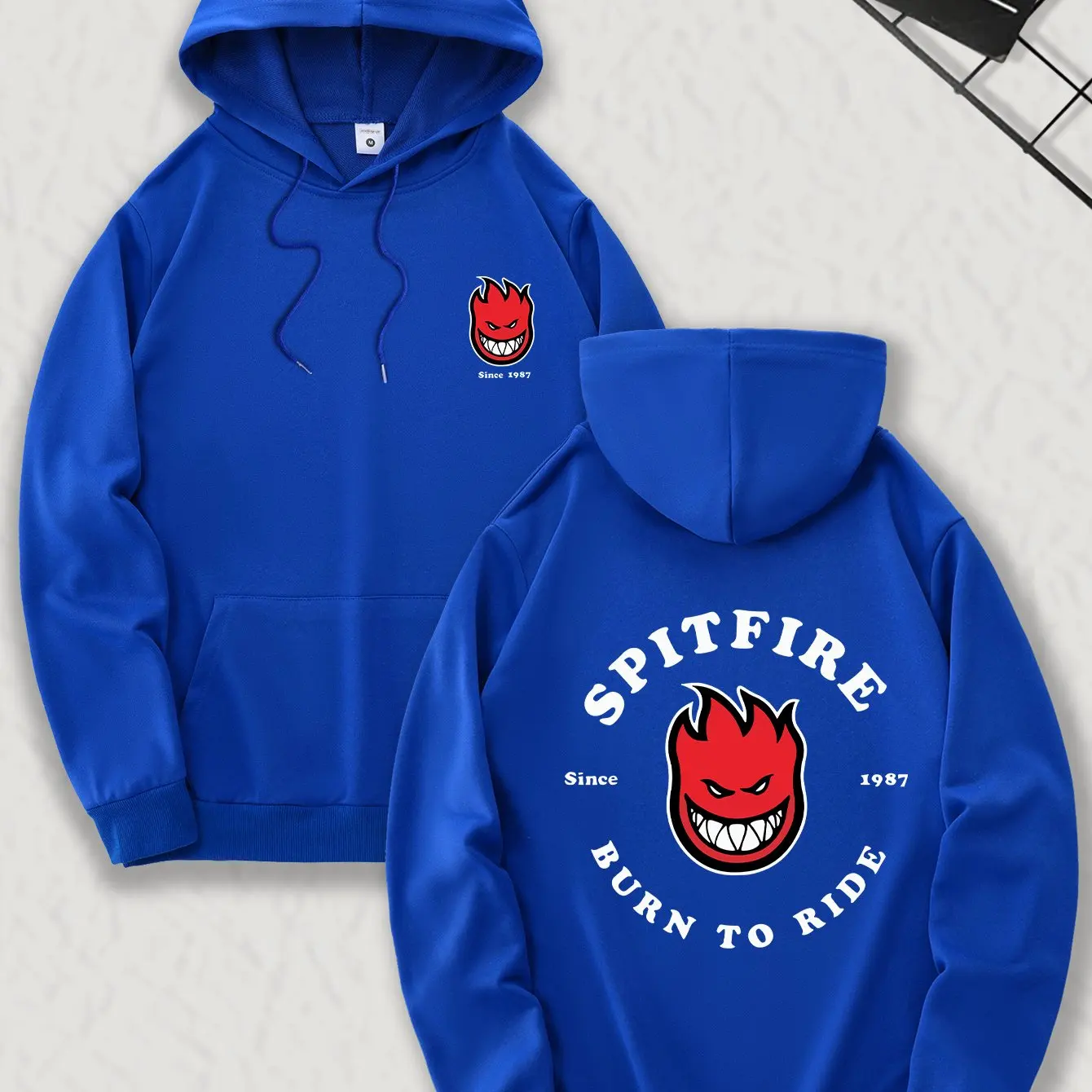 Nouveau sweat à capuche tendance pour homme 2026, hoodie décontracté à cordon de serrage pour le quotidien, pull sport imprimé avant et arrière, hoodie anime