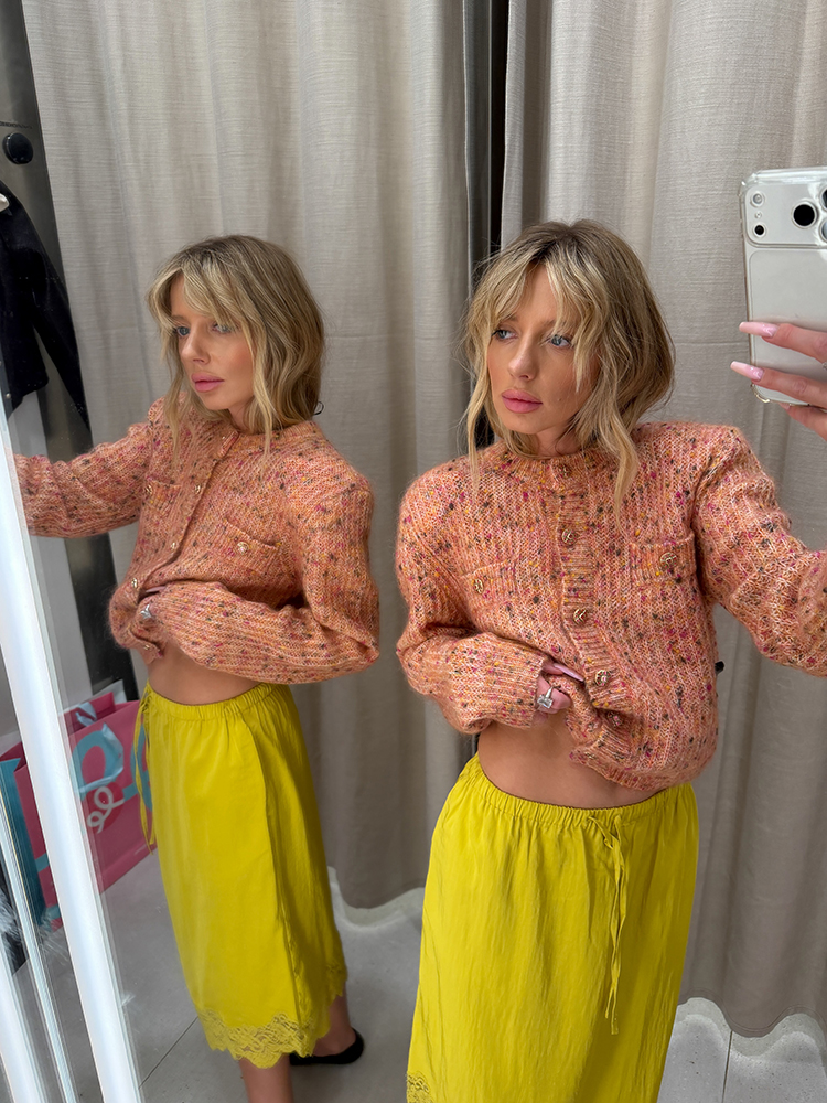 Veste décontractée à rayures pour femme, coupe ample, manches longues, col rond, style chic, collection automne 2026