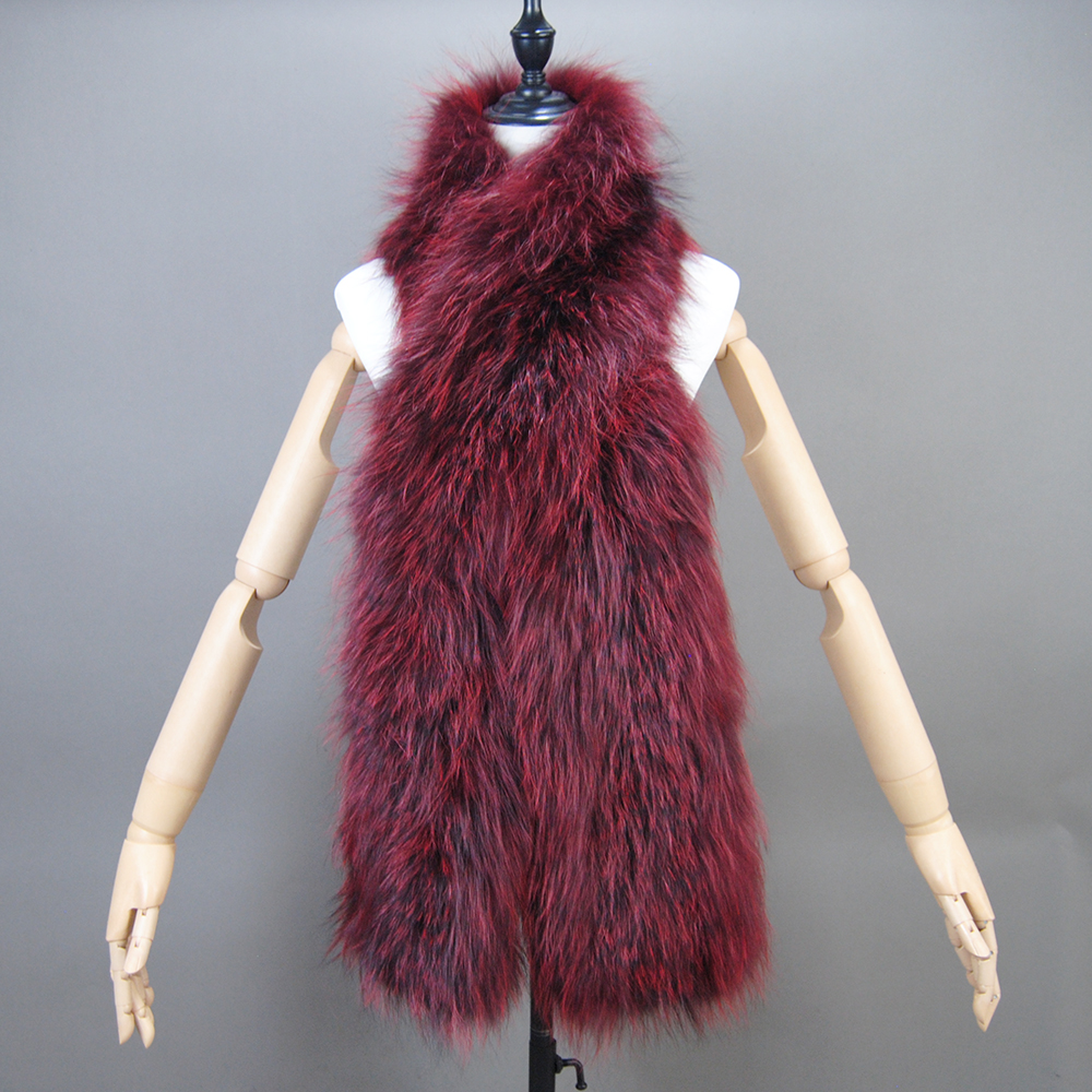 Écharpe femme doux tricoté dame longue Style réel fourrure de renard châle enveloppement naturel fourrure de renard anneau foulards hiver chaud véritable fourrure de renard écharpe