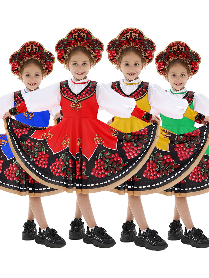 Costume traditionnel russe unisexe, robe Sarafan de princesse ou de prince pour le carnaval, la scène, Halloween, cosplay