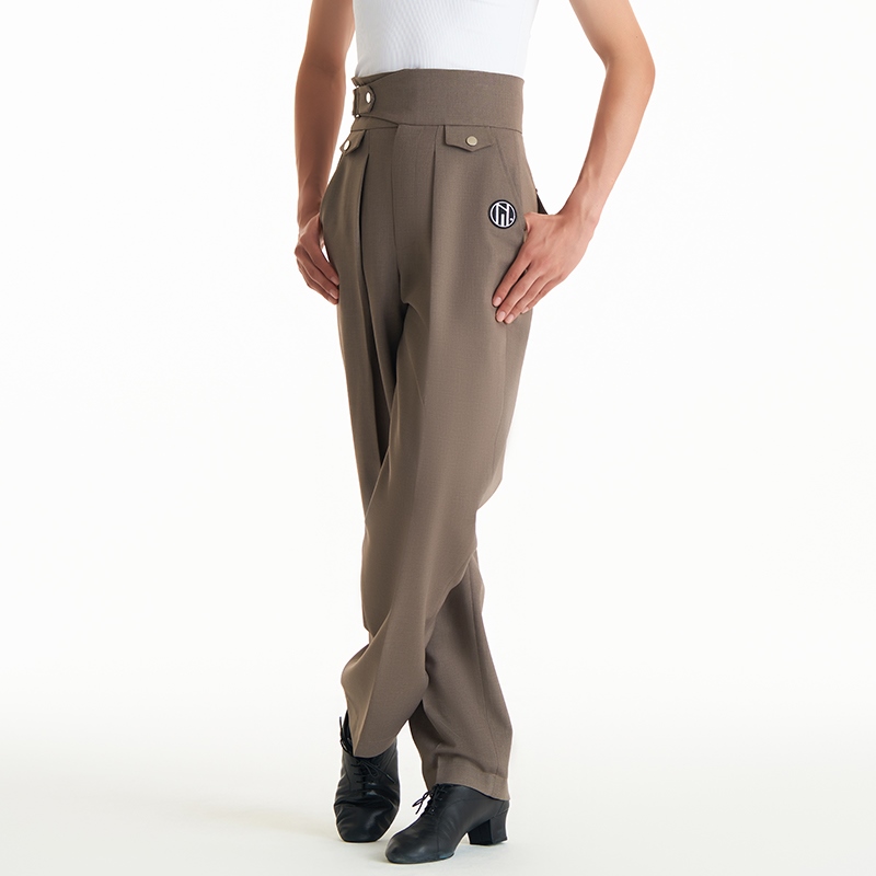 DUYQ – pantalons de danse latine pour hommes, pantalons de danse Chacha Rumba Tango, pantalons de danse moderne pour adultes, pantalons de danse latine DQS15101