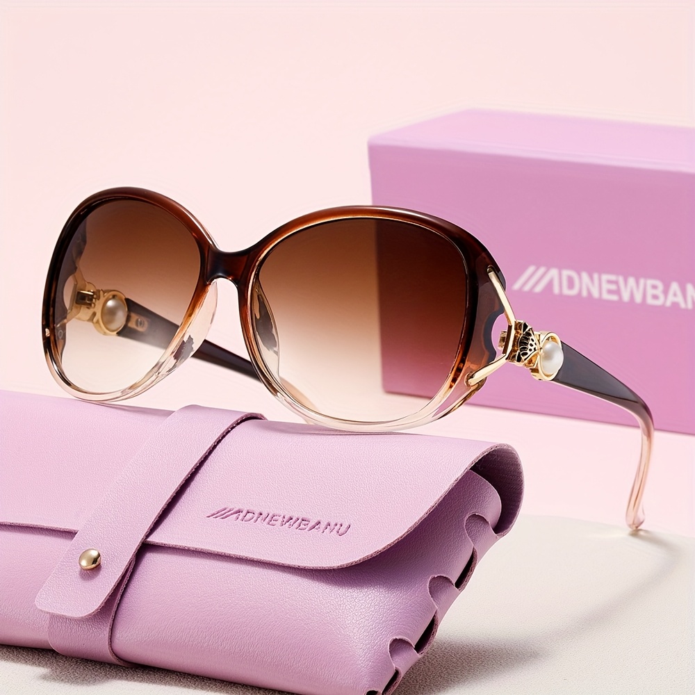 Lunettes pour femmes avec monture en métal violet, verres en polycarbonate, usage quotidien