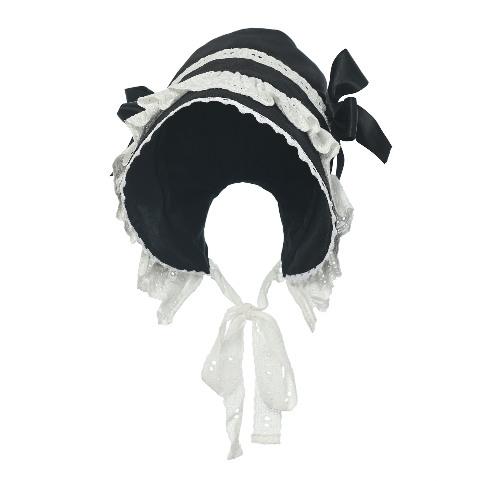 Bonnet Lolita pour femmes, chapeaux victoriens Vintage en dentelle de coton rose, accessoires de Cosplay