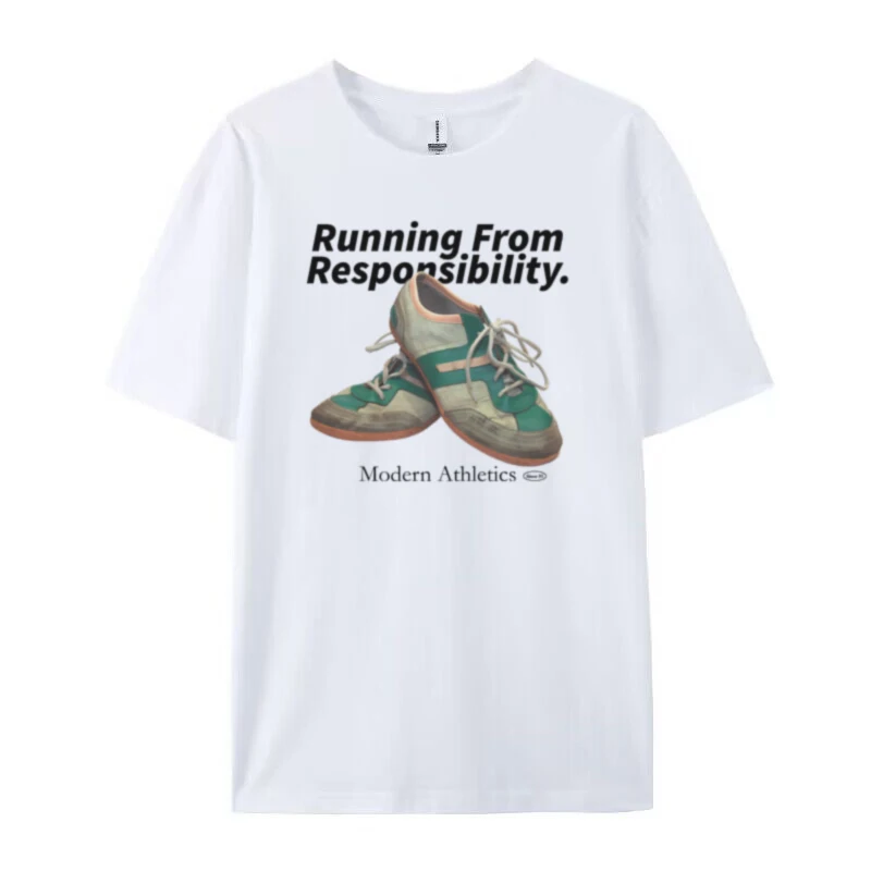 Courir de responsabilité citations drôles T-Shirt Marathon coureur T-Shirt Hippie rétro sport T-Shirt unisexe été haut tendance