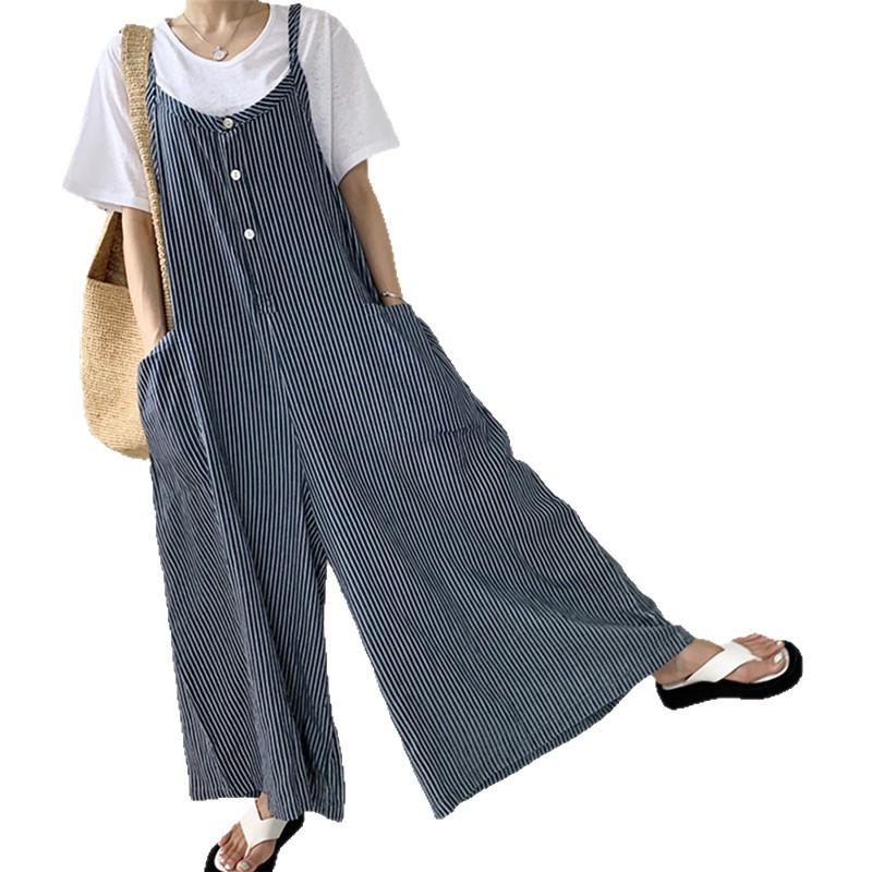 Salopette à carreaux décontractée de Style coréen pour femmes, robe taille haute, sans manches, col en U, jupe longue en Patchwork, dos nu, nouvelle collection