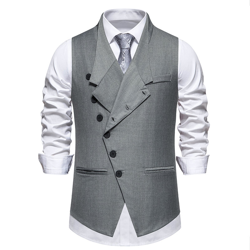 Nouveaux hommes costume gilets mode intelligent décontracté robe formelle gilet pour mariage gilets hommes couleur unie sans manches fête gilet homme