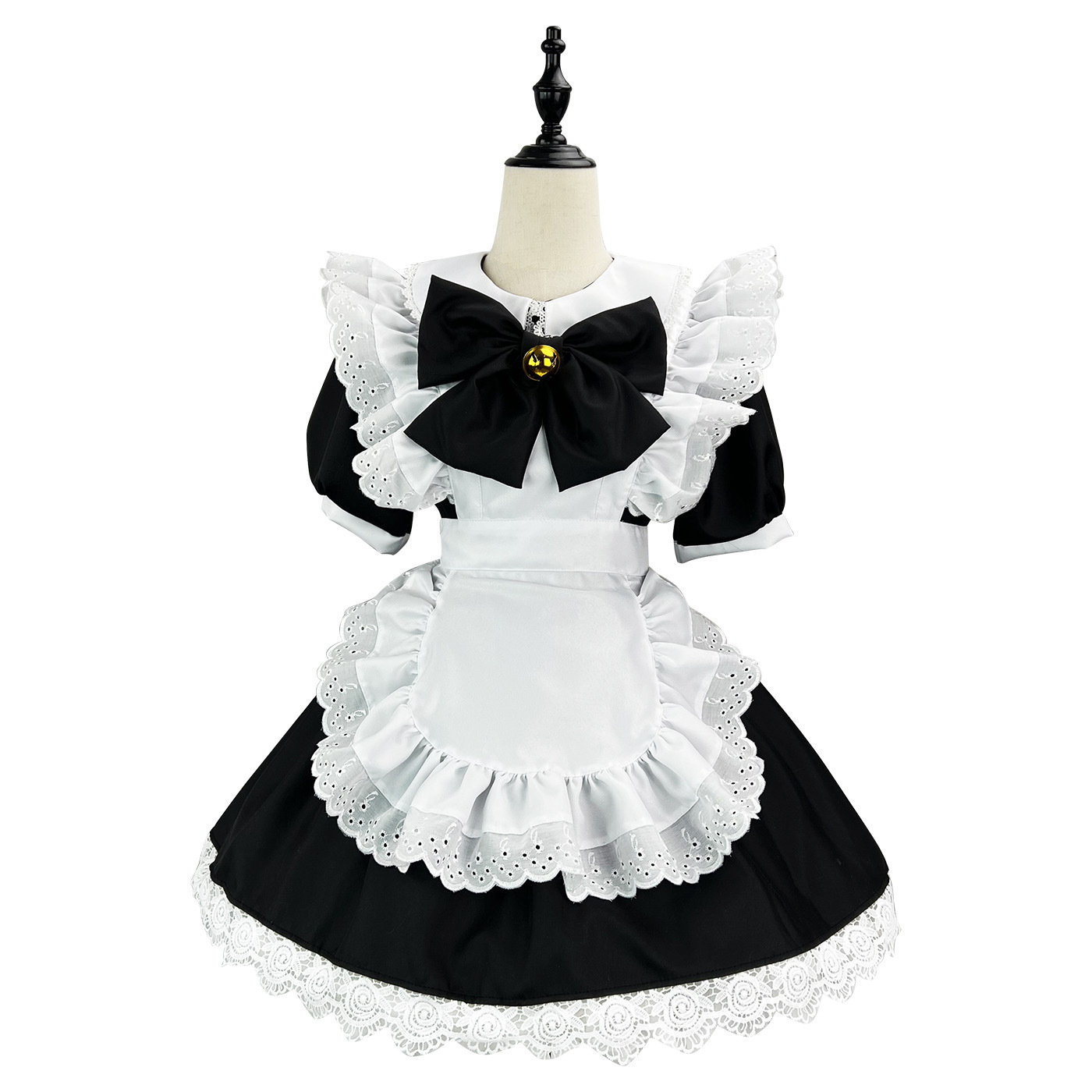 Costumes d'Halloween, uniforme de demoiselle d'honneur Lolita, tenue de fête de carnaval pour femmes, taille plus, tenue de jeu de rôle de fille-gueule-de-chat gothique pour étudiantes