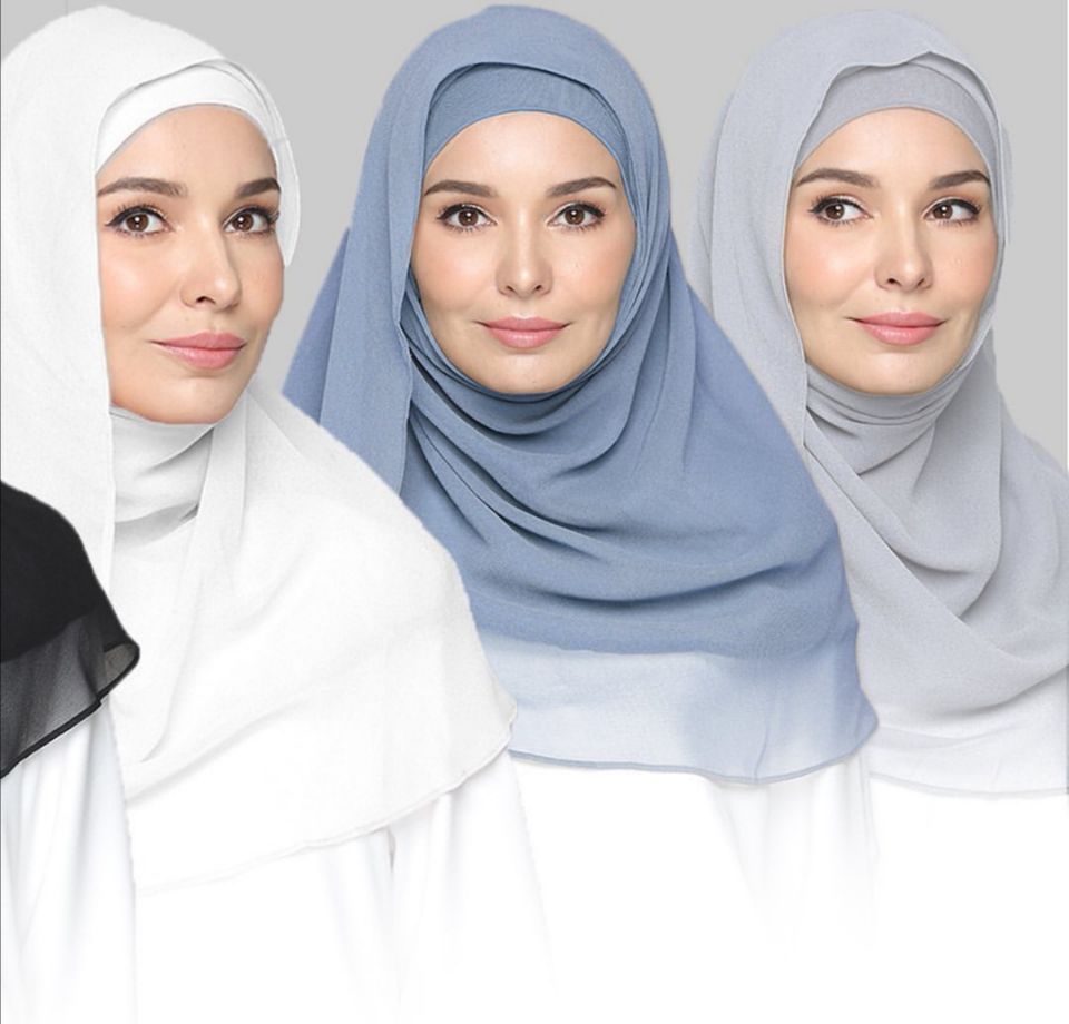 foulard musulmane pour femme, hijabs longue de couleur unie, foulard mousseline en Jersey doux de haute qualité hijab femme musulman,voile femme musulman,foulard femme hijab,70*180cm
