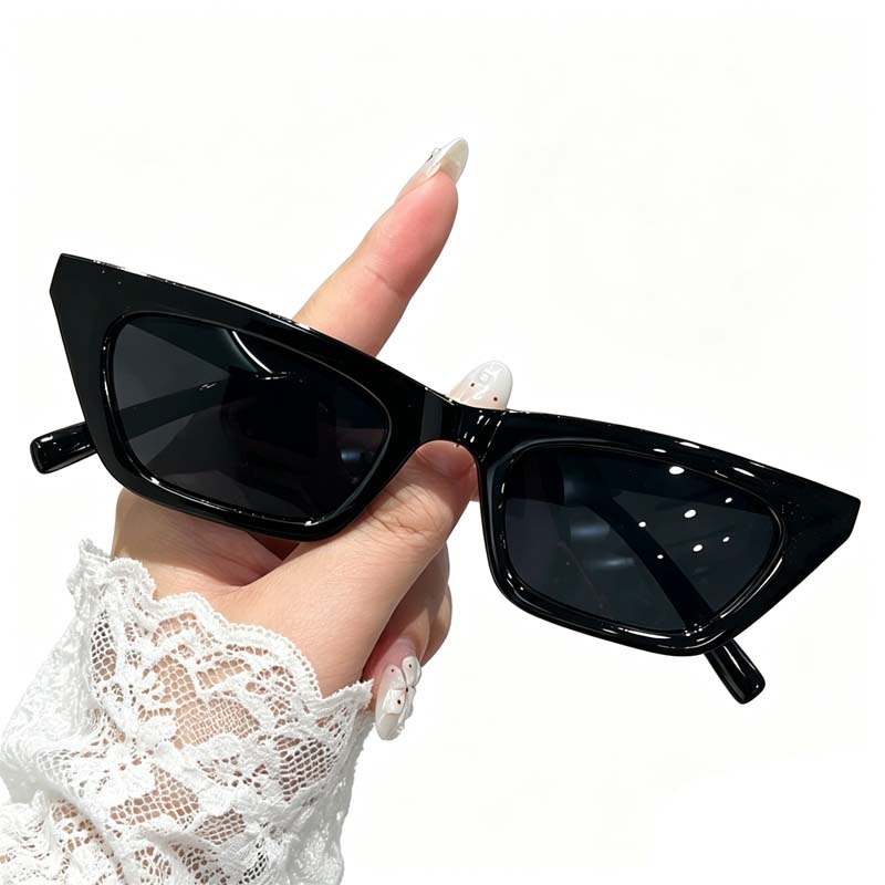 Lunettes de soleil en forme d'oeil de chat, protection solaire pour la plage, lunettes de soleil à la mode, lunettes de style années 90, lunettes d'été
