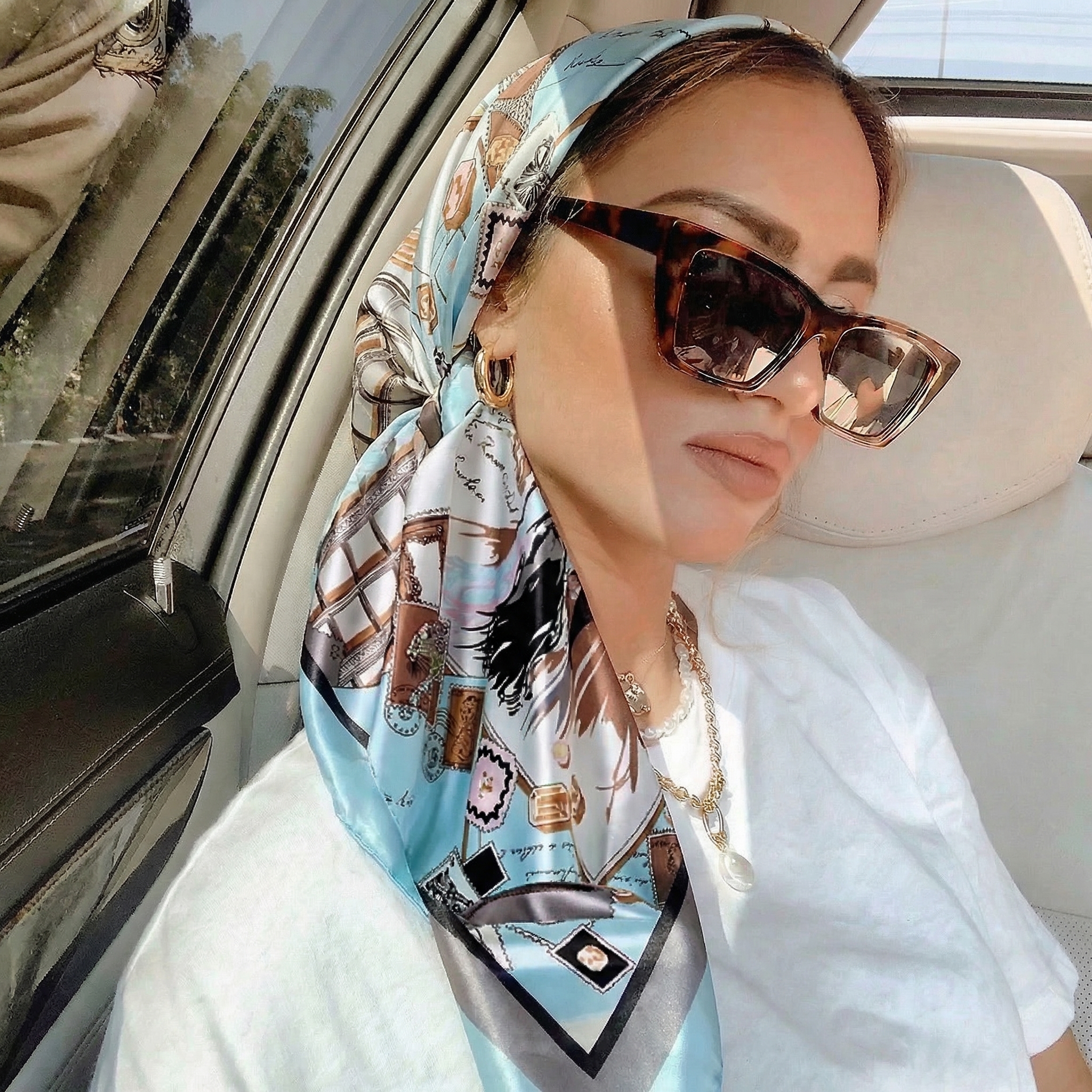 Foulard carré en satin pour femme, motif cachemire, élégant, imprimé 2026, en soie, écharpe, châle, bandeau, accessoires pour cheveux, bandana