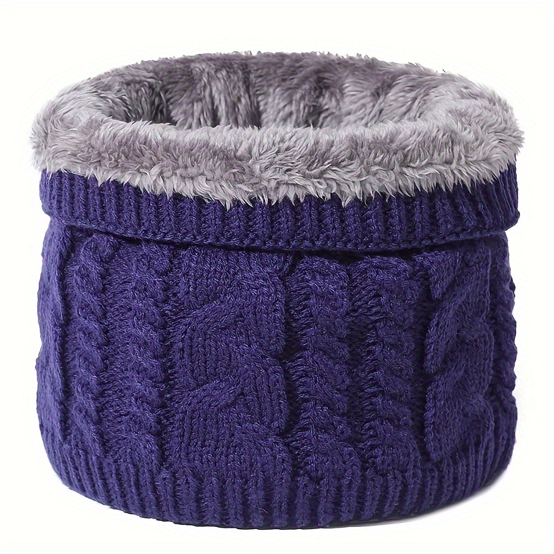 Écharpe chaude de cou en Fiber de Polyester à la mode, adaptée aux accessoires d'hiver confortables pour hommes et femmes par temps froid